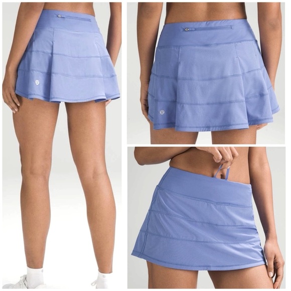 lululemon athletica Pants - Lululemon Pace Rival Mid-Rise Skort, perywinkle blue, size 6